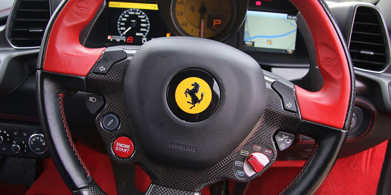 Hire a Ferrari at great prices online at PB Supercars