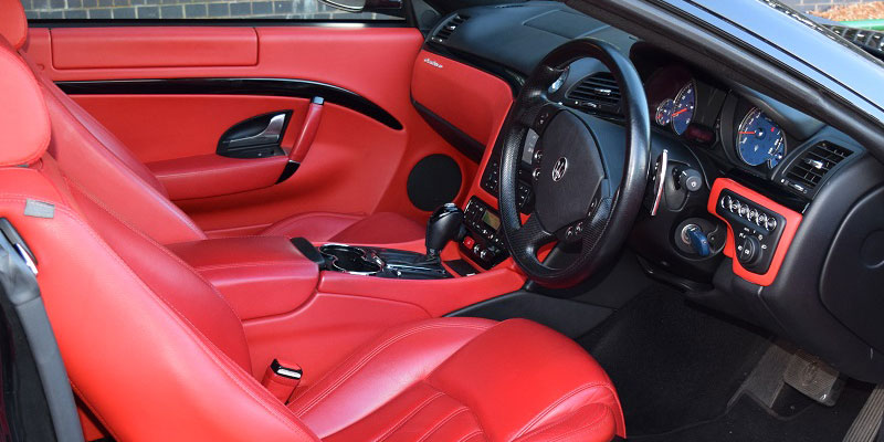 Maserati Gran Turismo Hire Drivers Seat
