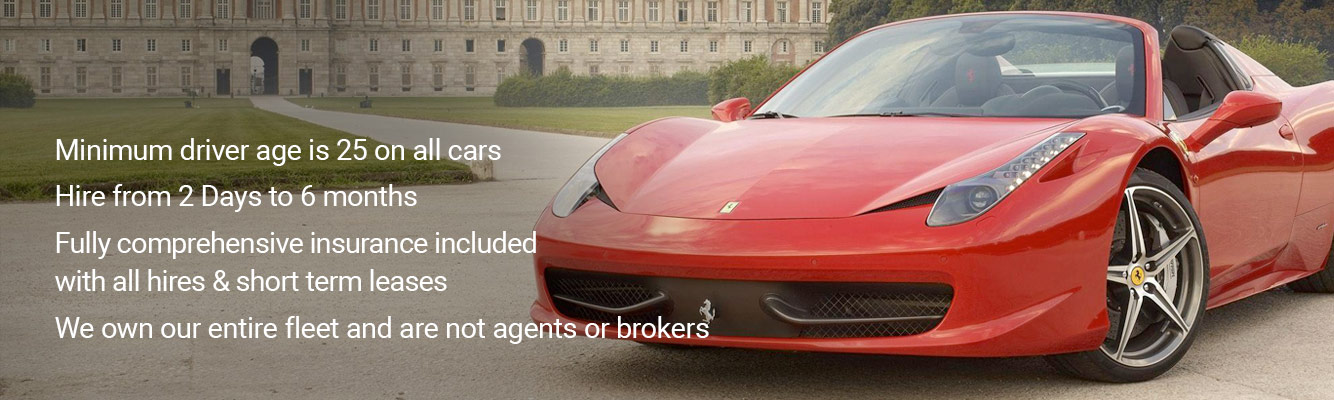 Exotic Car Hire in London