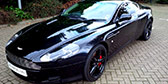 Aston Martin DB9 for hire