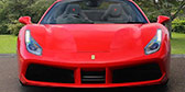 Ferrari 488 Hire Front