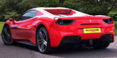 Ferrari 488 Hire Passager Side Rear