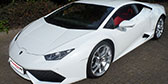 White Lamborghini Huracan