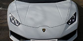 White Lamborghini Huracan