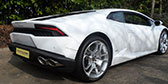 White Lamborghini Huracan