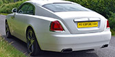Rolls Royce Hire Passenger Rear