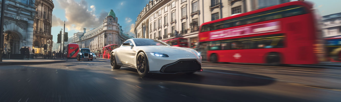 Aston Martin Vantage in London